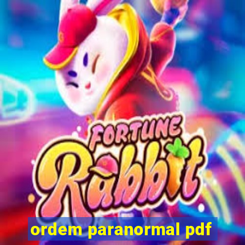 ordem paranormal pdf